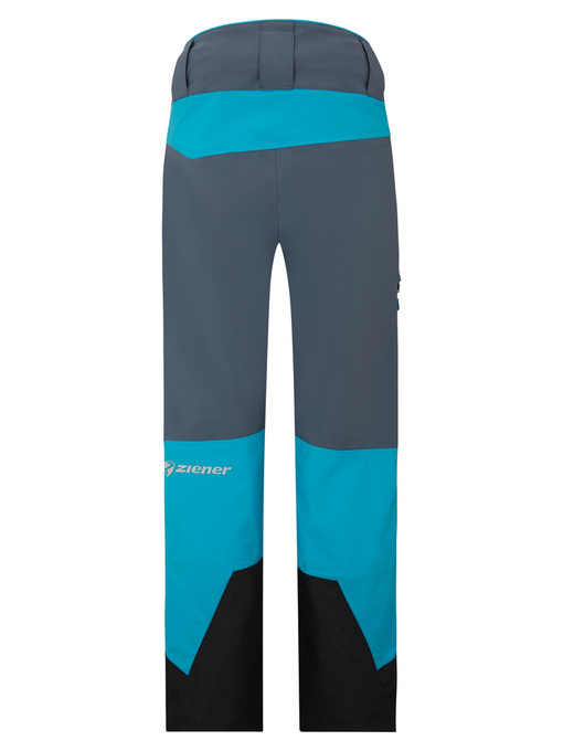 Lyžiarske nohavice Ziener Tewes Full-Zip Junior Teamwear Carribean Ombre - 2025/26