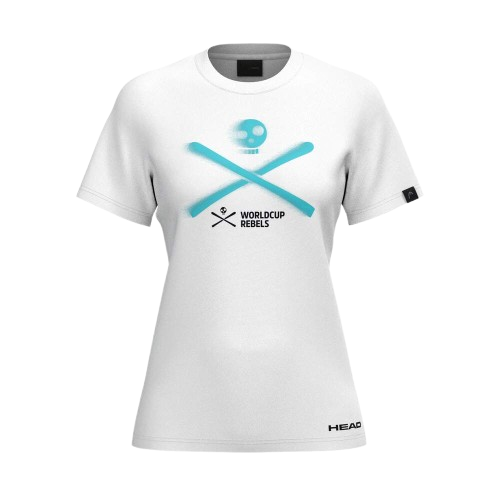 Tričko HEAD Rebels T-Shirt Women White - 2025/26