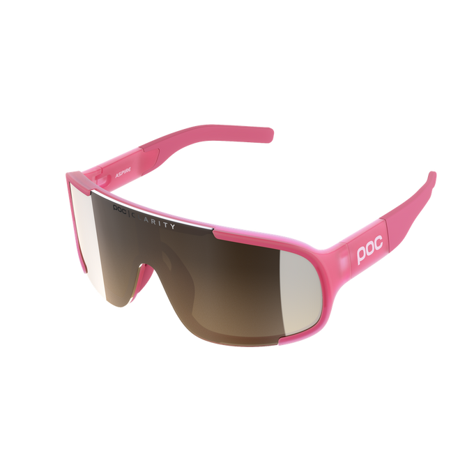 Slnečné okuliare POC Aspire Actinium Pink Translucent - 2023/24
