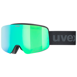 Lyžiarske okuliare Uvex PWDR FM Black Matt/Mirror Green - 2025/26