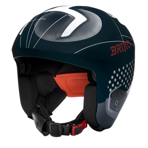 Lyžiarska helma Briko Vulcano 2.0 USA Shiny Blue/White - 2025/26