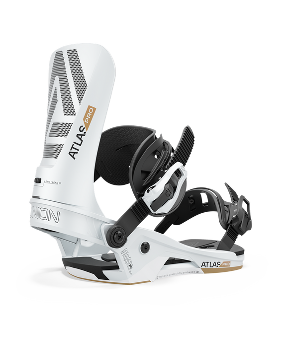 Viazanie na Snowboard Union Atlas Pro Metalic White - 2024/25