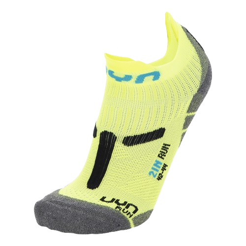 Bežecké ponožky UYN Man Run 2IN Socks Yellow Fluo/Black