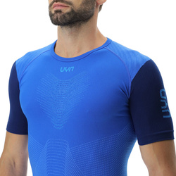 Bežecké tričko UYN Man Running PB42 OW Shirt SH_SL Strong Blue/Peacot