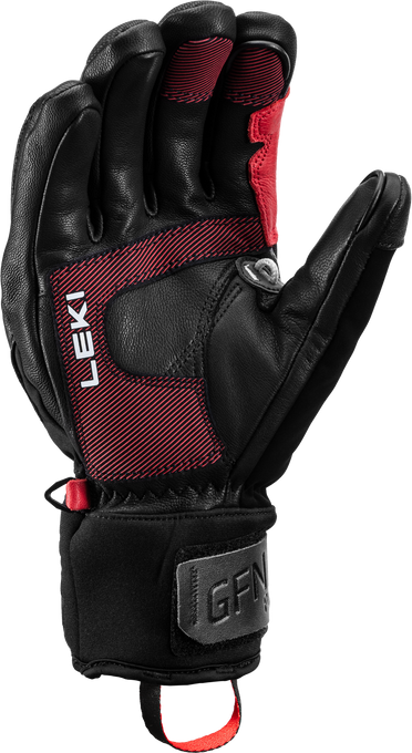 Lyžiarske rukavice LEKI Griffin Pro 3D Black/Red - 2025/26