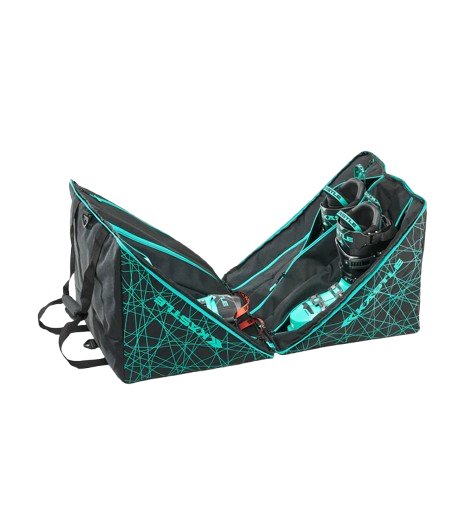 Batoh na lyžiarsku obuv Kastle Boot Cube 3P Black-Mint - 2024/25