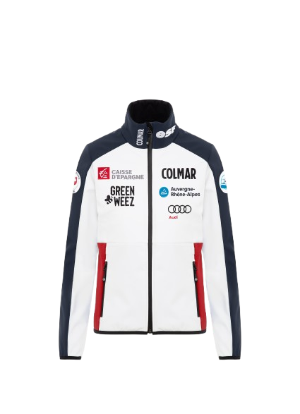 Dámsky softshell Colmar Replica Softshell Jacket White/Navy/Bright Red - 2025/26