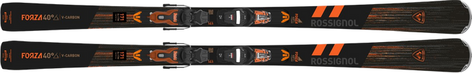 Zjazdové lyže Rossignol Forza 40°V-Ca Retail  + Xpress 11 GW B83 Black Orange - 2024/25