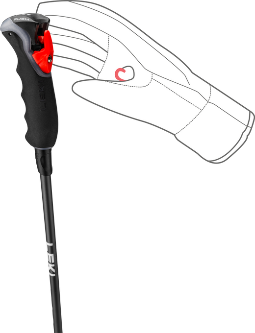 Zjazdové palice LEKI Carbon 12 3D - 2025/26