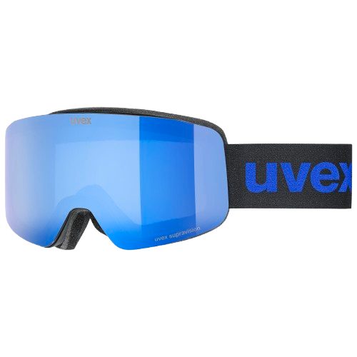 Lyžiarske okuliare Uvex PWDR FM Black Matt/Mirror Blue - 2025/26