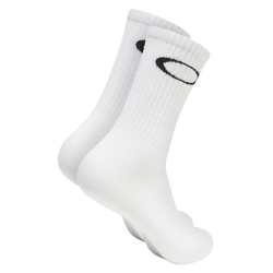 Ponožky Oakley Ellipse Crew Sock White - 2025