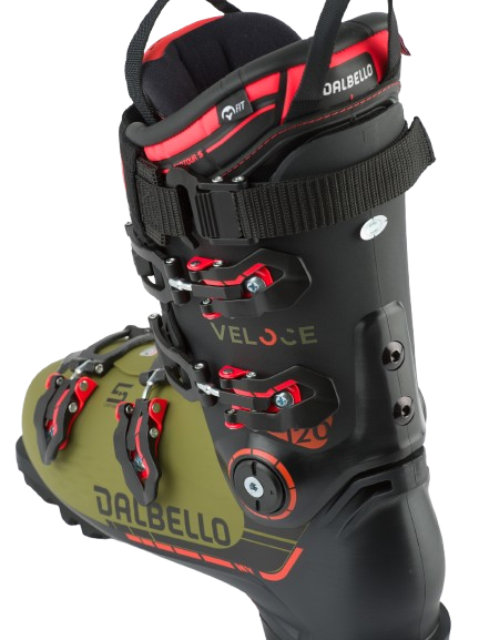 Zjazdové topánky Dalbello Veloce 120 MV Black/Olive - 2025/26