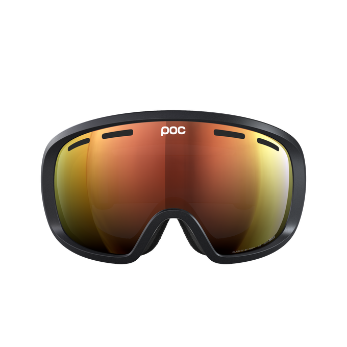 Lyžiarske okuliare POC Fovea Uranium Black/Partly Sunny Orange - 2025/26