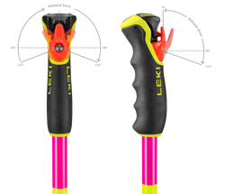 Zjazdové palice LEKI Spitfire Vario 3D Pink - 2025/26