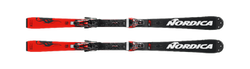 Zjazdové lyže Nordica Dobermann SL WC Dept Plate Black Red + Marker X-Comp 18 Black Flo Red - 2023/24