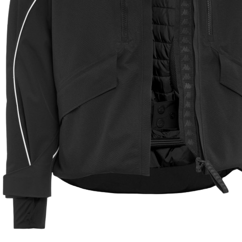 Lyžiarska bunda Kappa 6CENTO 602FP ITA Black - 2025/26