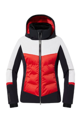 Lyžiarska bunda Descente Iriss Super White/Electric Red - 2025/26