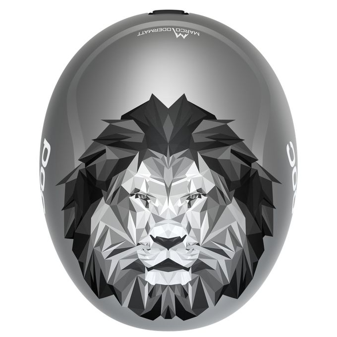 Lyžiarska helma POC Skull Dura Jr Marco Odermatt Ed. Argentite Silver - 2024/25