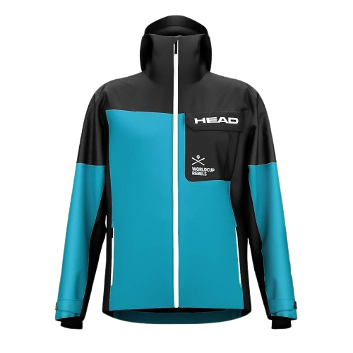 Lyžiarska bunda HEAD Race Nova Jacket Men Black/Blue - 2025/26