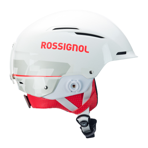 Lyžiarska helma Rossignol Hero Slalom Impacts White + Chinguard - 2025/26