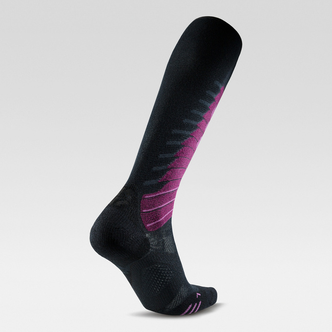 Lyžiarske ponožky UYN Women Ski One Biotech Black/Purple - 2025/26