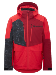 Lyžiarska bunda Ziener Trivor Junior Padded Red Orange Pop - 2024/25