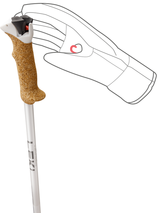 Zjazdové palice LEKI Stella S White - 2025/26