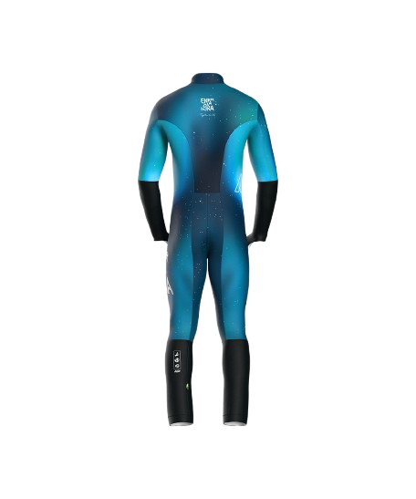 Lyžiarska kombinéza Energiapura Junior/Aurora Blue  (insulated, light padded) - 2025/26