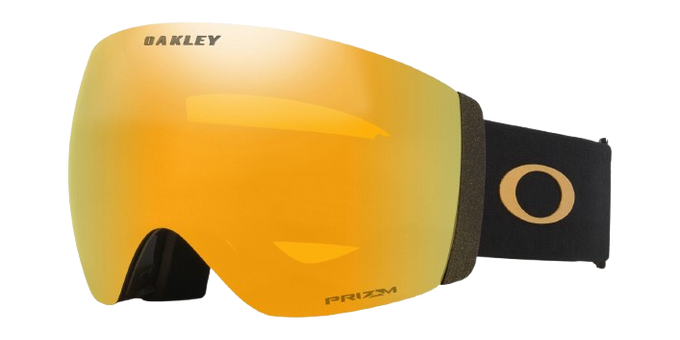 Lyžiarske okuliare Oakley Flight Deck Pro L Mettalic Black Gold/Prizm 24K + Additional lens Prizm Snow Iced Iridium - 2025/26