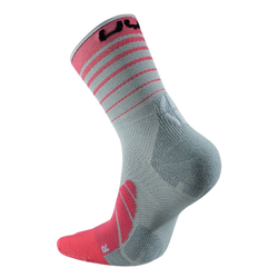 Outdoorové ponožky UYN Woman Runner's Five Socks Light Grey/Pink