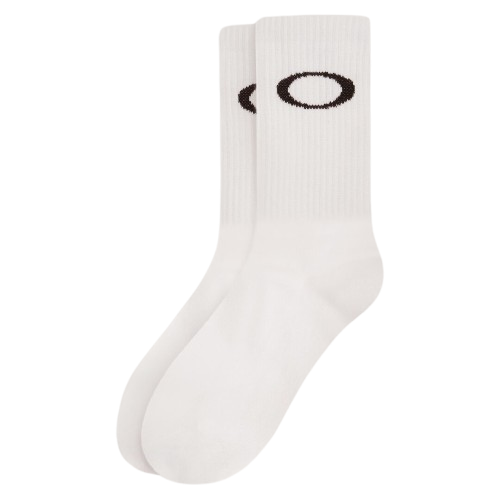 Ponožky Oakley Ellipse Crew Sock White - 2025
