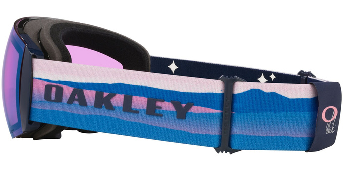 Lyžiarske okuliare Oakley Flight Deck Pro L Mikaela Shiffrin Sig/Prizm Snow Iced Iridium + Additional lens Prizm Snow Sapphire Iridium - 2025/26