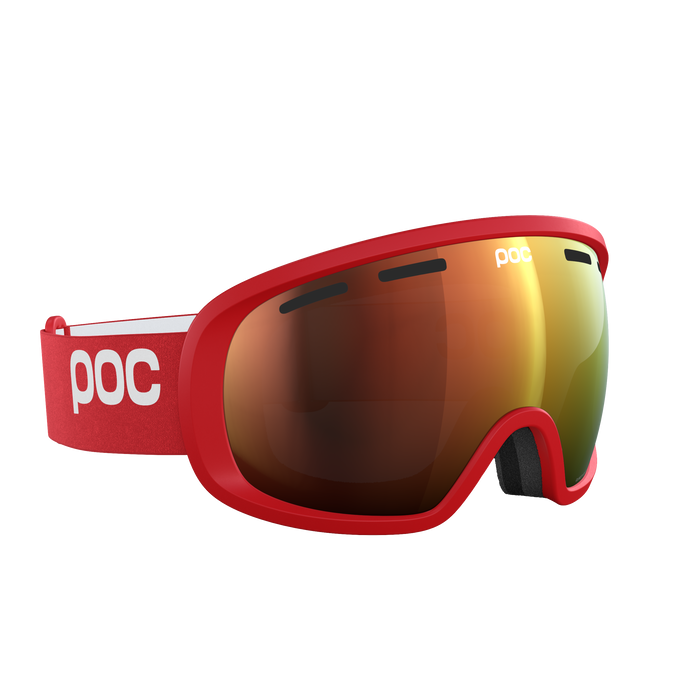 Lyžiarske okuliare POC Fovea Prismane Red/Partly Sunny Orange - 2025/26