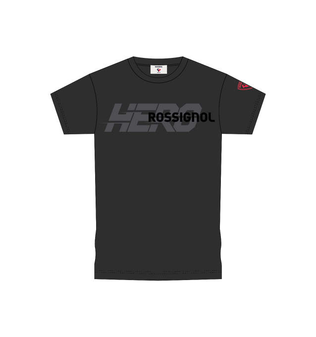 Tričko Rossignol New Hero Graphic Tee Black - 2024/25