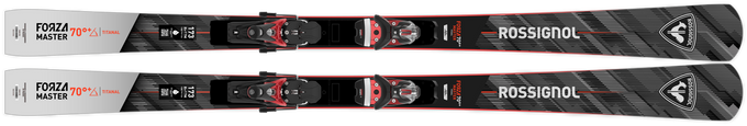 Zjazdové lyže Rossignol Forza 70' TI+ Master R22 + Spx 14 Rockerace GW Red Metal - 2025/26