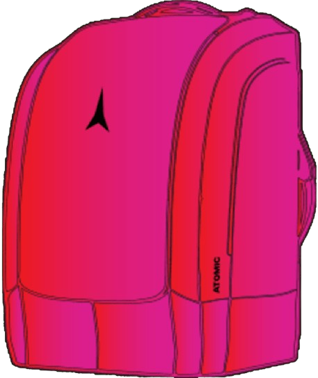 Batoh Atomic Redster Pack 100l Red Tension - 2025/26