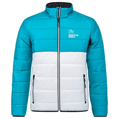 Izolační bunda HEAD Race Kinetic Jacket Junior Blue/White - 2025/26