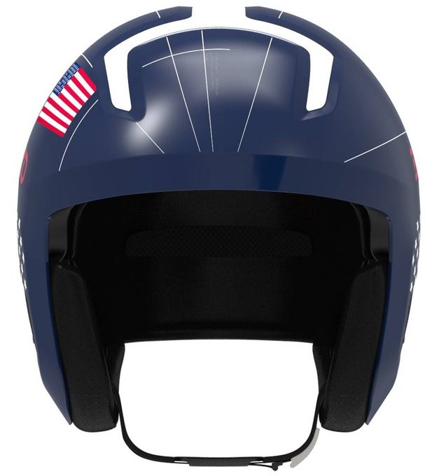 Lyžiarska helma Briko Vulcano 2.0 USA Shiny/Blue White - 2024/25