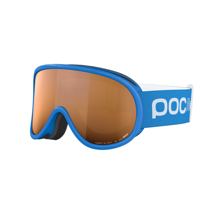 Lyžiarske okuliare POC Pocito Retina Fluorescent Blue/Partly Sunny Light Orange - 2025/26