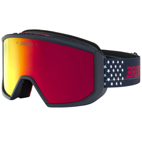 Lyžiarske okuliare Briko Vulcano Mask USA Tangaroa Blue Red - 2024/25