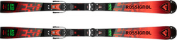 Zjazdové lyže Rossignol Hero Athlete SL PRO 128-149 R21 + NX 7 GW B73 Black Hot Red - 2025/26