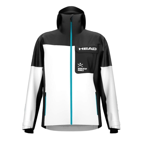Lyžiarska bunda HEAD Race Nova Jacket Men Black/White - 2025/26