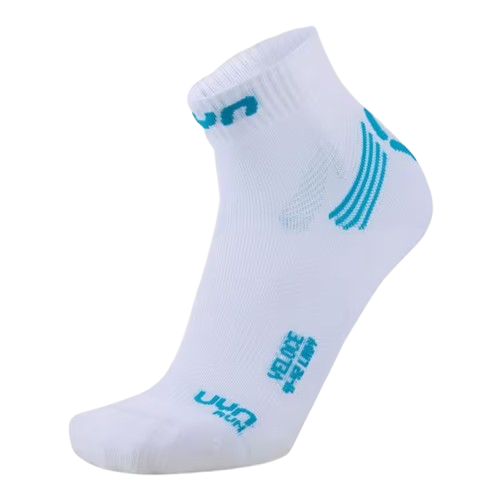 Bežecké ponožky UYN Run Veloce Woman White/Turquoise