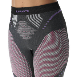Funkčné nohavice UYN Woman Evolutyon UW Pants Long Melange Anthracite Melange/Raspberry/Purple - 2023/24