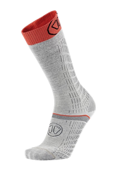 Lyžiarske ponožky Sidas Ski Merino Performance Light Grey/Coral - 2025/26