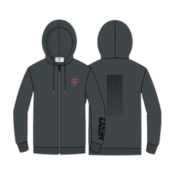 Mikina Rossignol Hero FZ Hoodie Onyx Grey - 2023/24