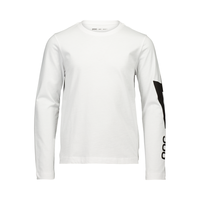 Tričko POC L/S Tee Jr Blixten White - 2025/26