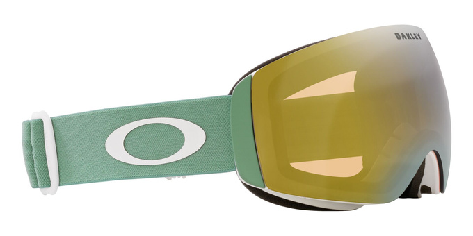 Lyžiarske okuliare Oakley Flight Deck M Matte Jade/Prizm Sage Gold Iridium - 2025/26