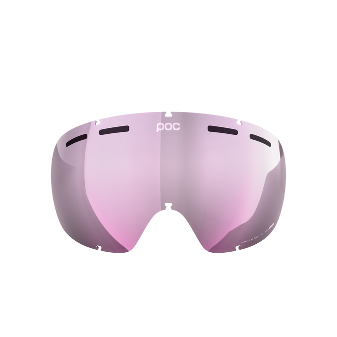 Sklo do okuliarov POC Fovea Race Lens Clarity Highly Intense/Low Light Pink - 2025/26