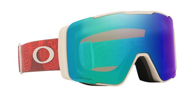 Lyžiarske okuliare Oakley Line Miner Pro M Matte Hibiskus/Prizm Snow Argon Iridium + Additional lens Prizm Snow Torch Iridium - 2025/26